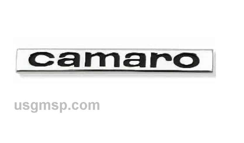 67 Camaro Header / Trunk Panel Emblem